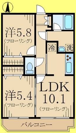 アルカンシェル・セブンの物件間取画像